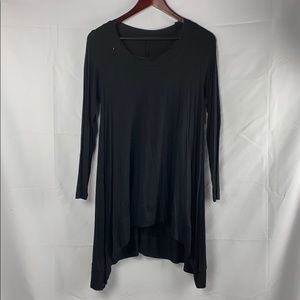 Lysse Long Sleeve Drape Top with Inner Tank